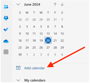 Add calendar