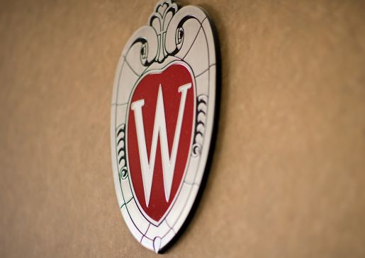 Photo of the University of Wisconsin crest