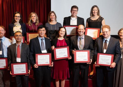 Department of Medicine faculty and staff received awards during a ceremony on October 2, 2019