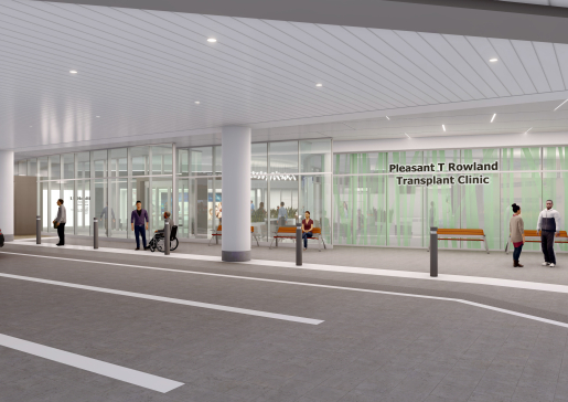 conceptual image of new clinic entrance