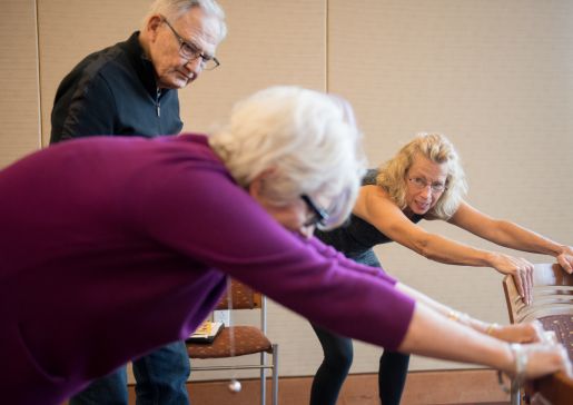 Exercise to promote healthy aging