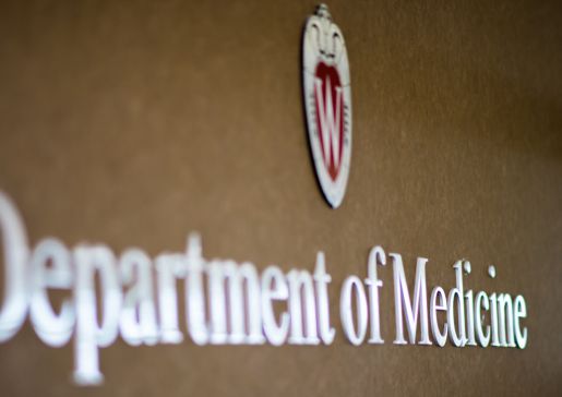 Department of Medicine sign
