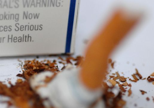 quit smoking - tobacco warning label