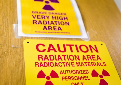 radiation safety signs